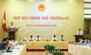 Họp báo Chính phủ thường kỳ tháng 7-2018